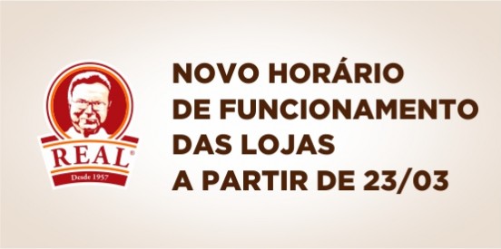 Novos horários das lojas a partir de hoje